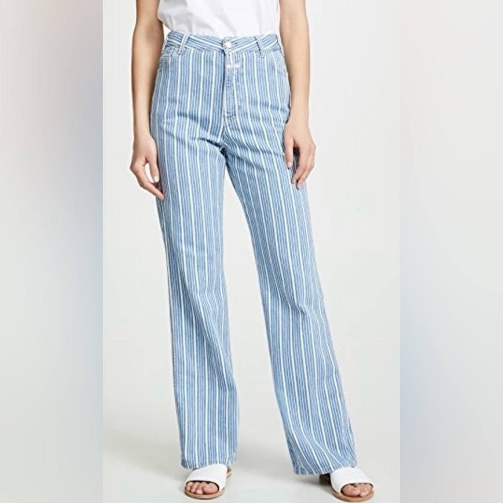 CLOSED Denim Jeans Blue and White Stripe size 26